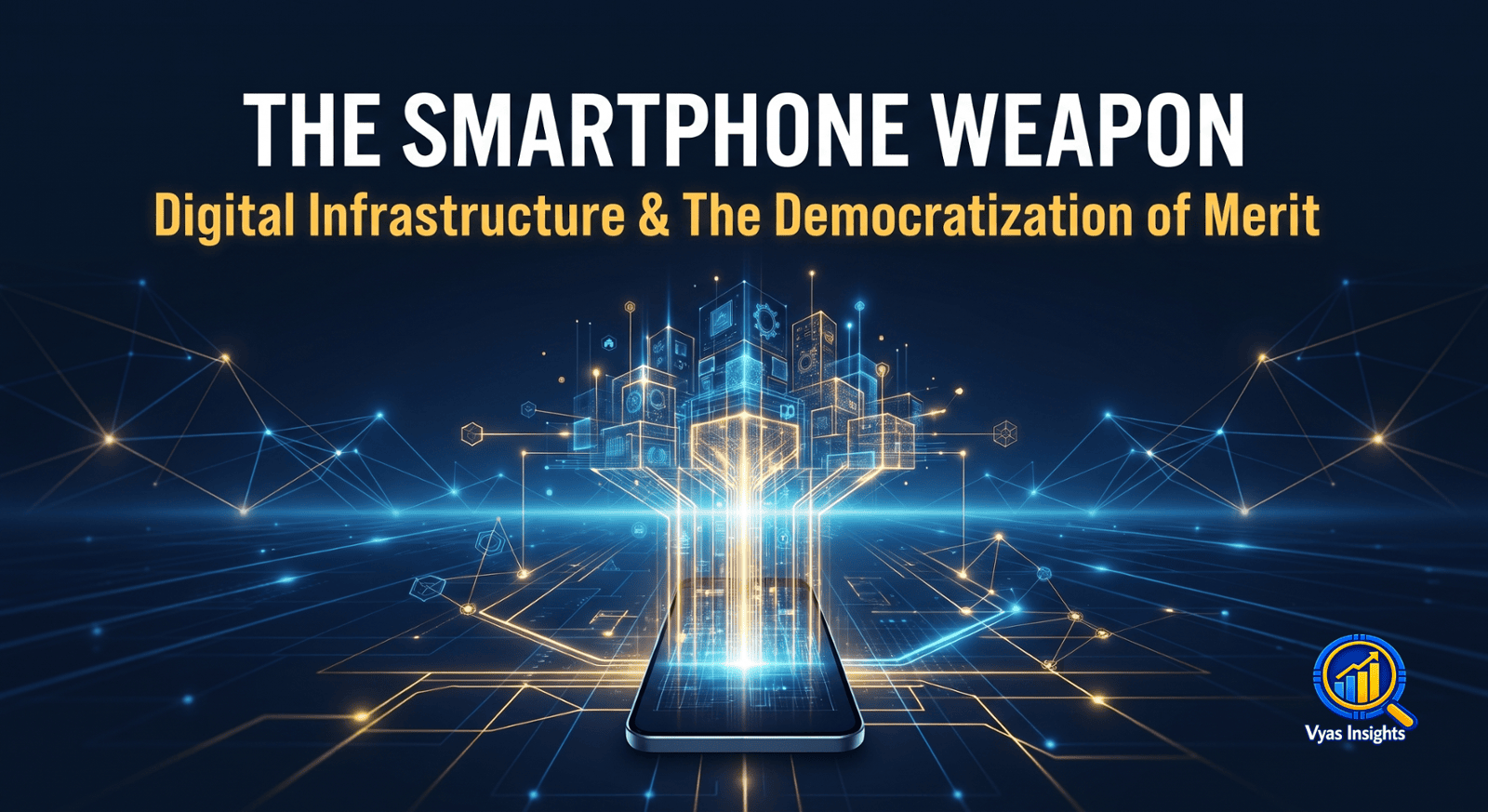 The Smartphone Weapon: Systemic Scarcity, Digital Public Infrastructure, and the Democratization of Merit